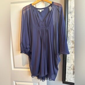 Diane vonFurstenberg blue dress